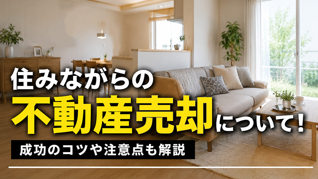 住みながらの不動産売却について!成功のコツや注意点も解説