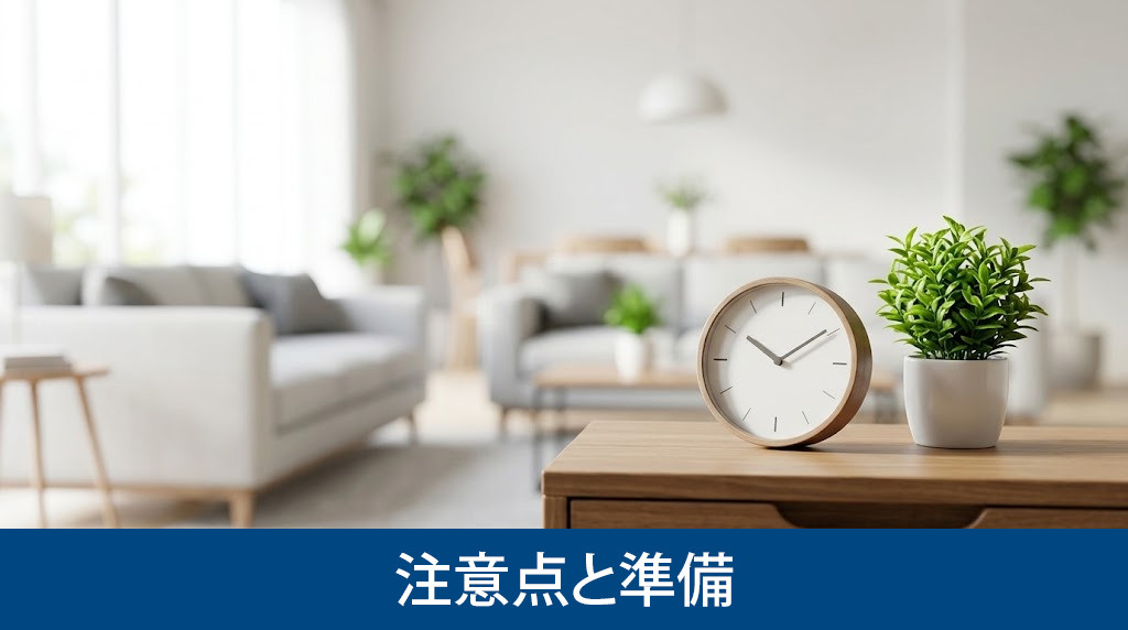 住みながら売却を成功に導くための注意点と準備