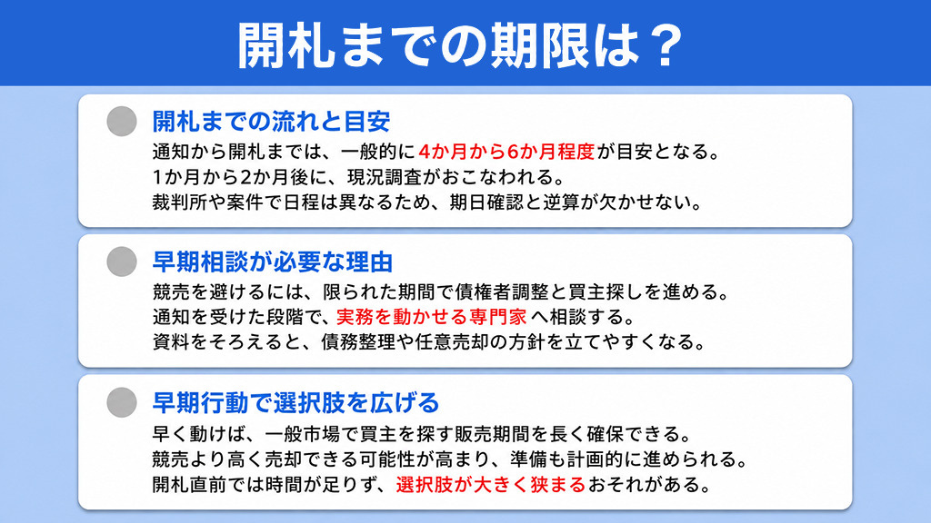 開札までの期限は?