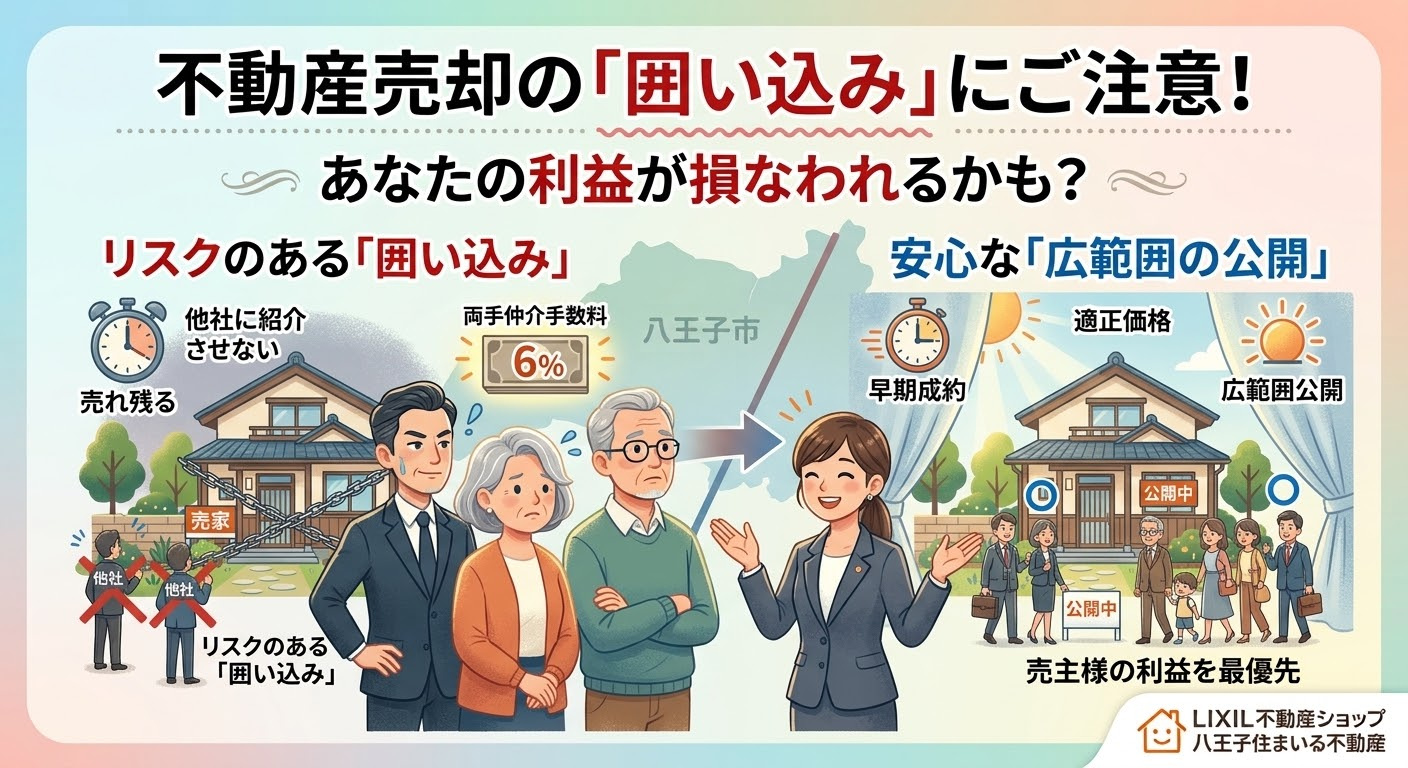 不動産売却で問題となる「囲い込み」