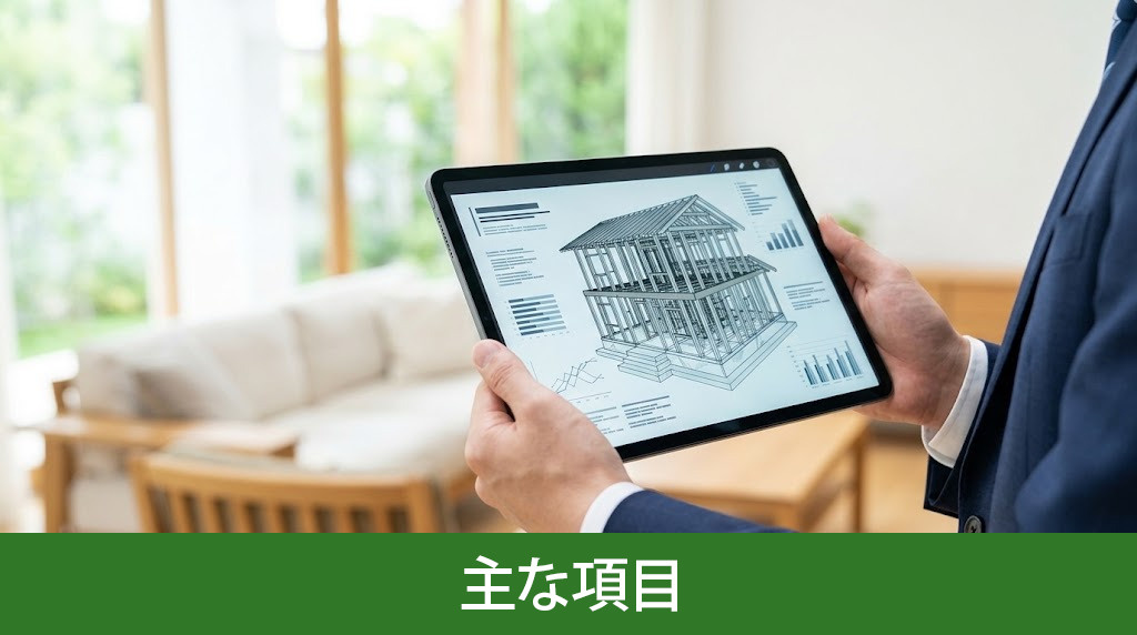 住宅性能評価の主な項目