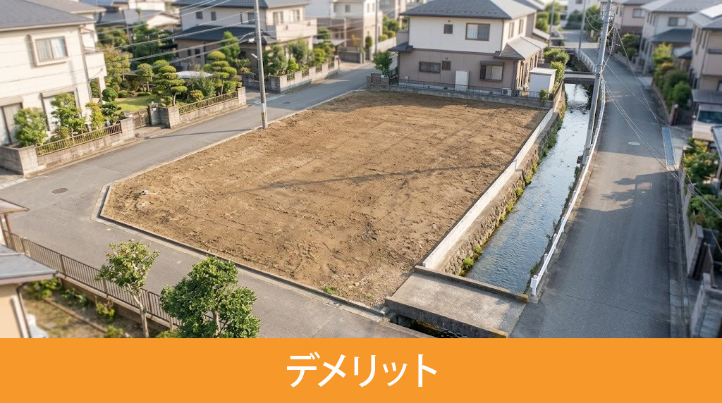 水路に面した土地を売るデメリット