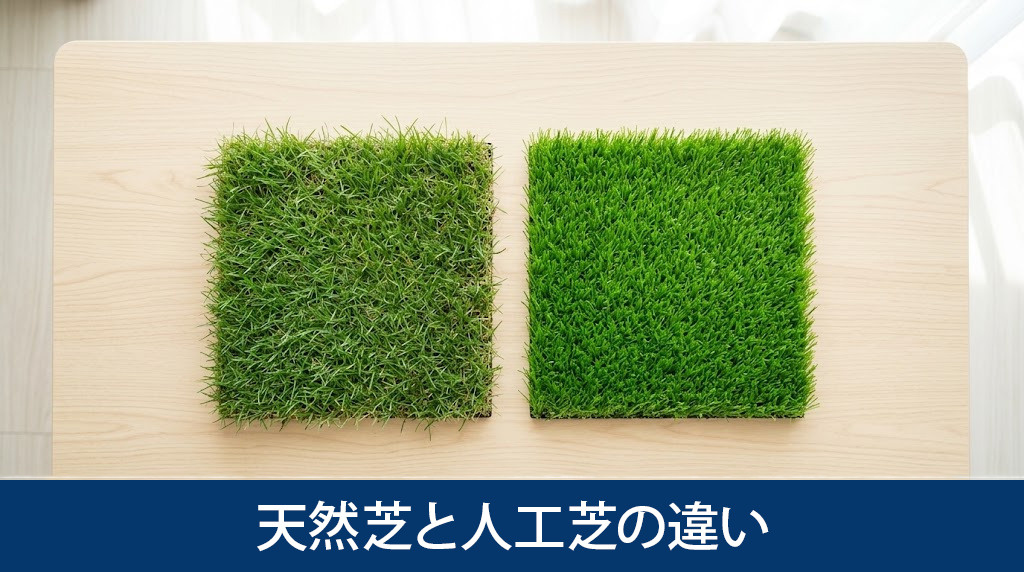 天然芝と人工芝の違い