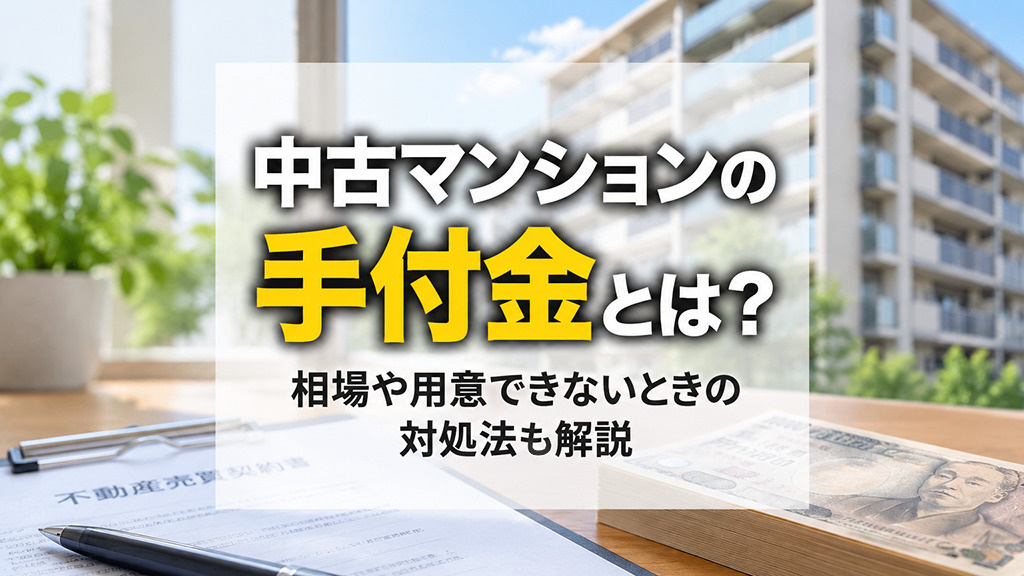中古マンションの手付金とは?相場や用意できないときの対処法も解説