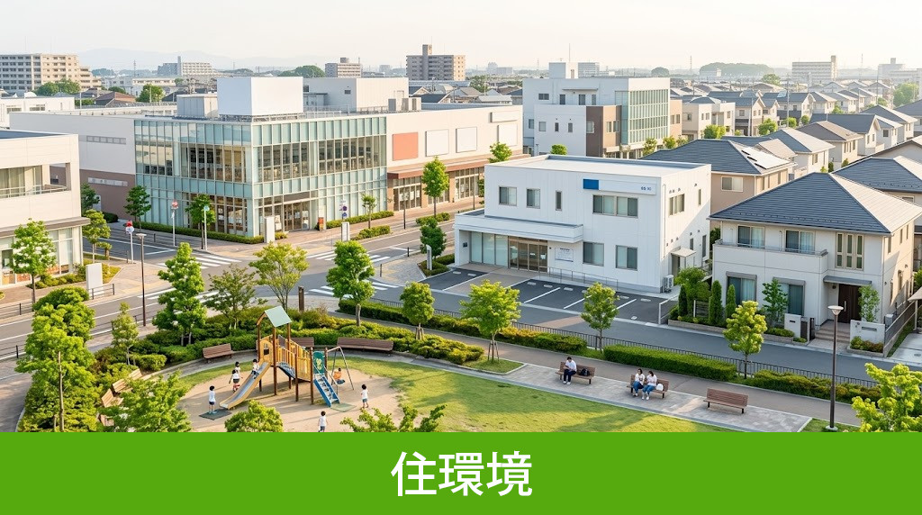 住道駅周辺の住環境
