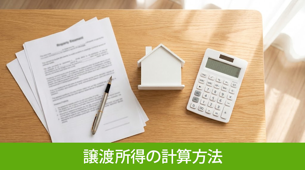 不動産売却における譲渡所得の計算方法
