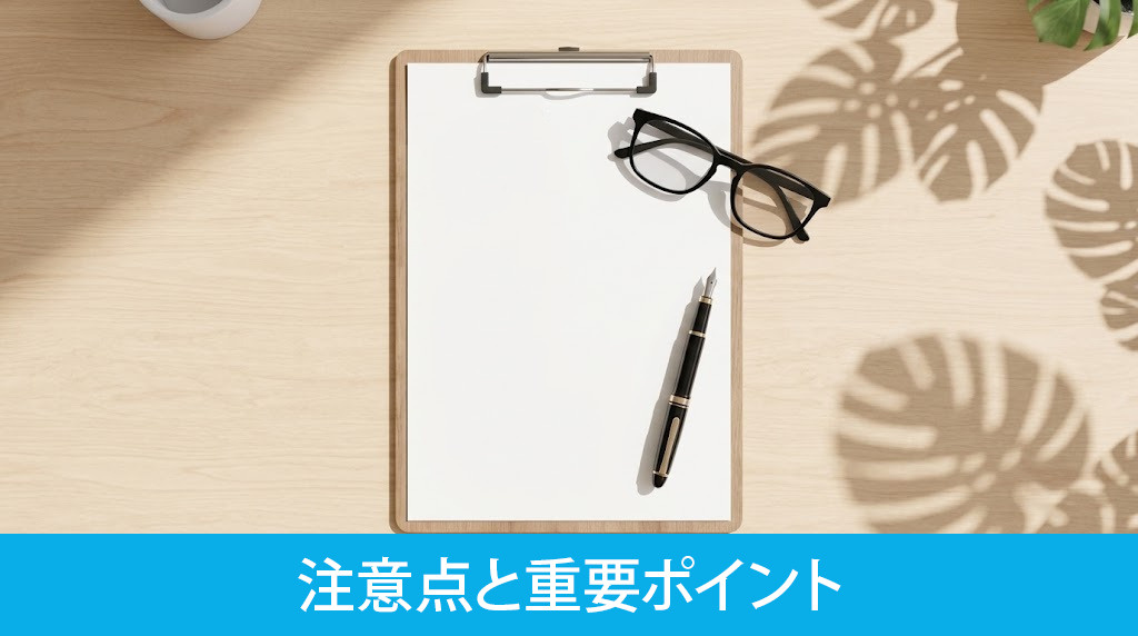 取得後に確認すべき注意点と重要ポイント