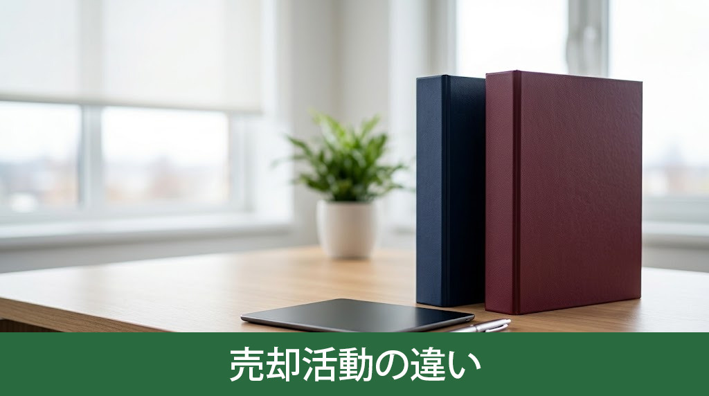 一般媒介と専任媒介における売却活動の違い