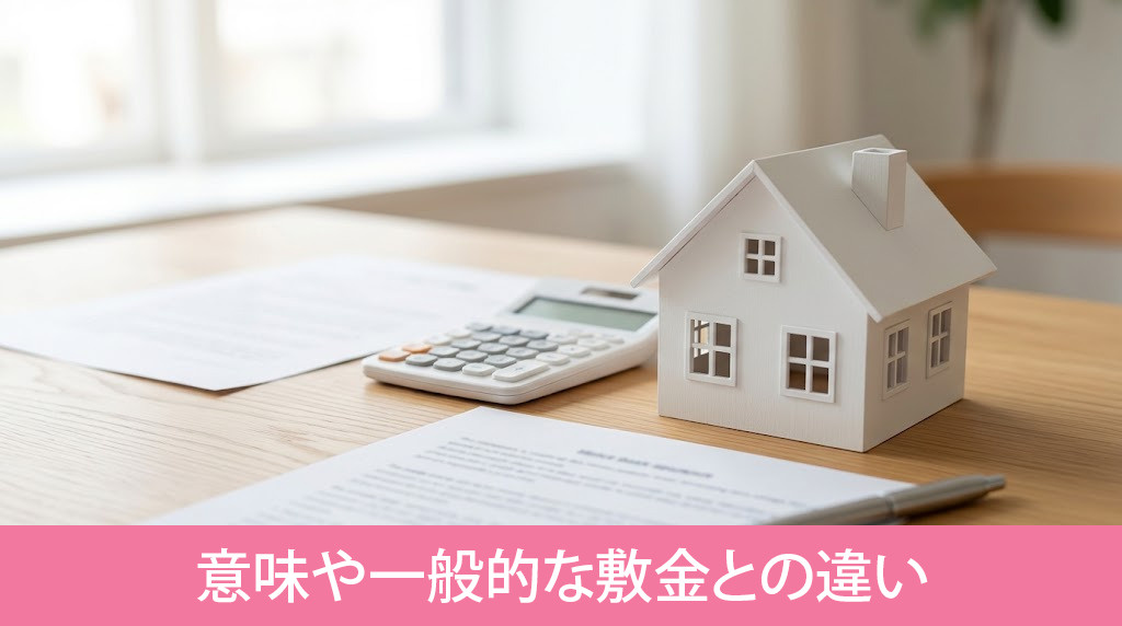 敷引きの意味や一般的な敷金との違い