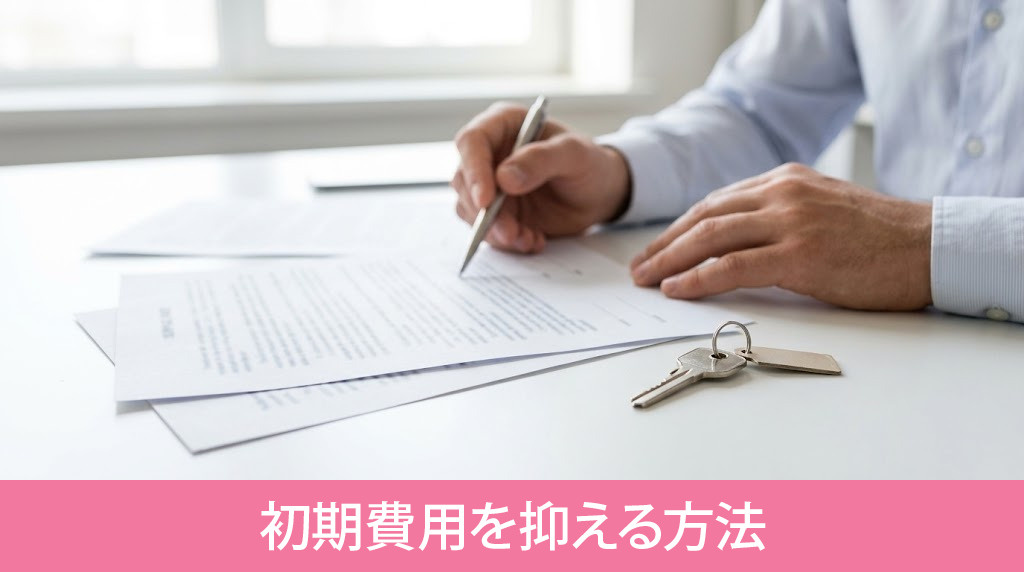 敷引き物件における初期費用を抑える方法