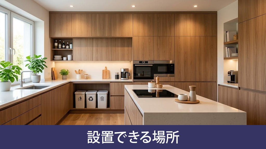 リノベーションで造作家具を設置できる場所