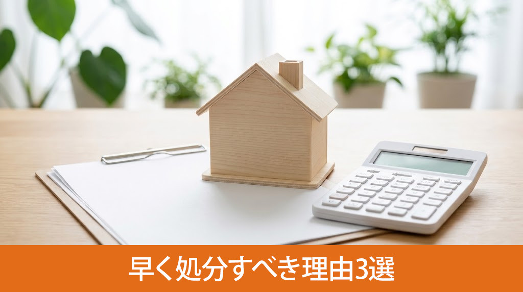 不要な家を放置せず早く処分すべき理由3選