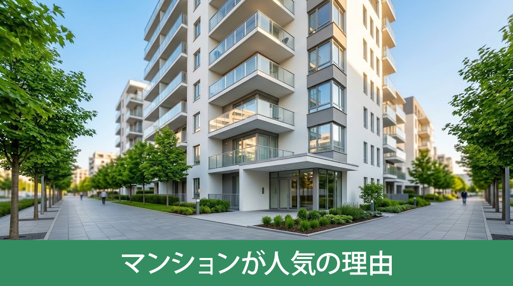 買い替え先に便利なマンションが人気の理由