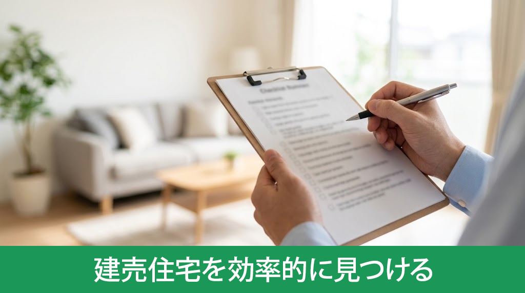 建売住宅を効率的に見つけるチェックポイント