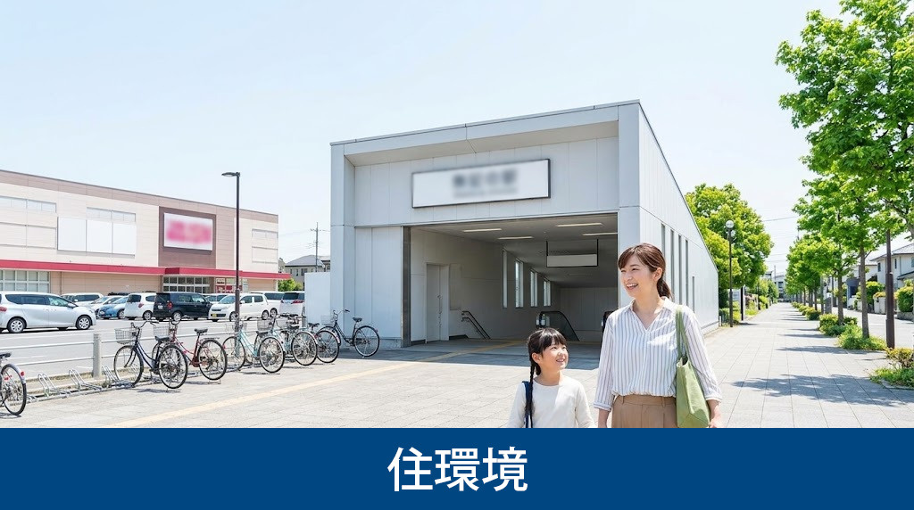勝原区周辺の住環境