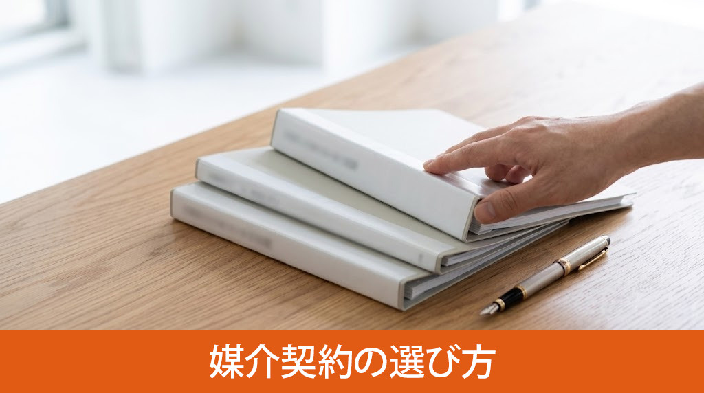 周囲に内緒で売るための媒介契約の選び方
