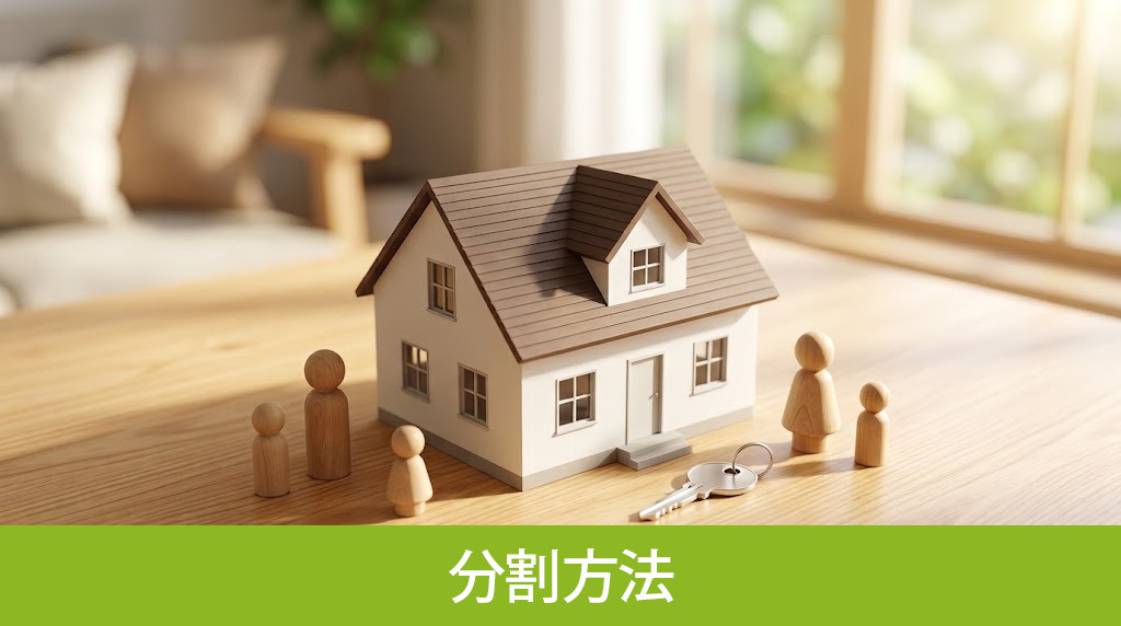 遺産が家のみの場合における分割方法