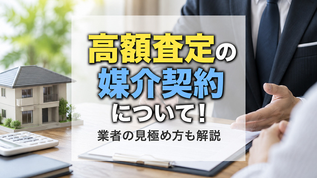 高額査定の媒介契約について!業者の見極め方も解説