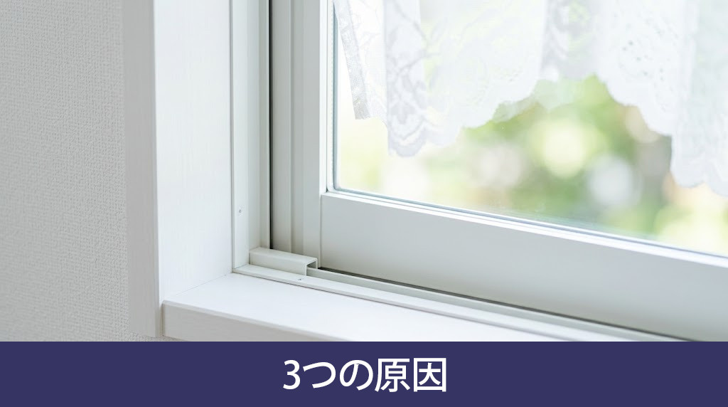 アパートに隙間風が入ってしまう主な3つの原因