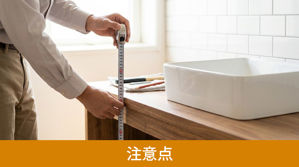 造作洗面台のリノベーションで押さえるべき注意点