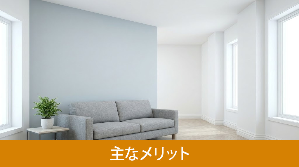 アクセントウォールを導入する主なメリット