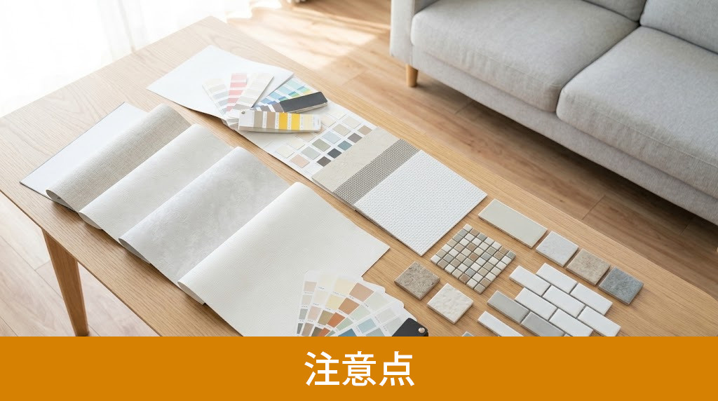 後悔しないアクセントウォール選びの注意点