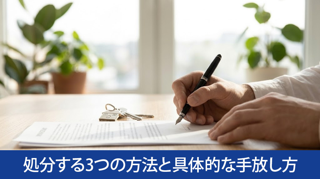 負動産を処分する3つの方法と具体的な手放し方