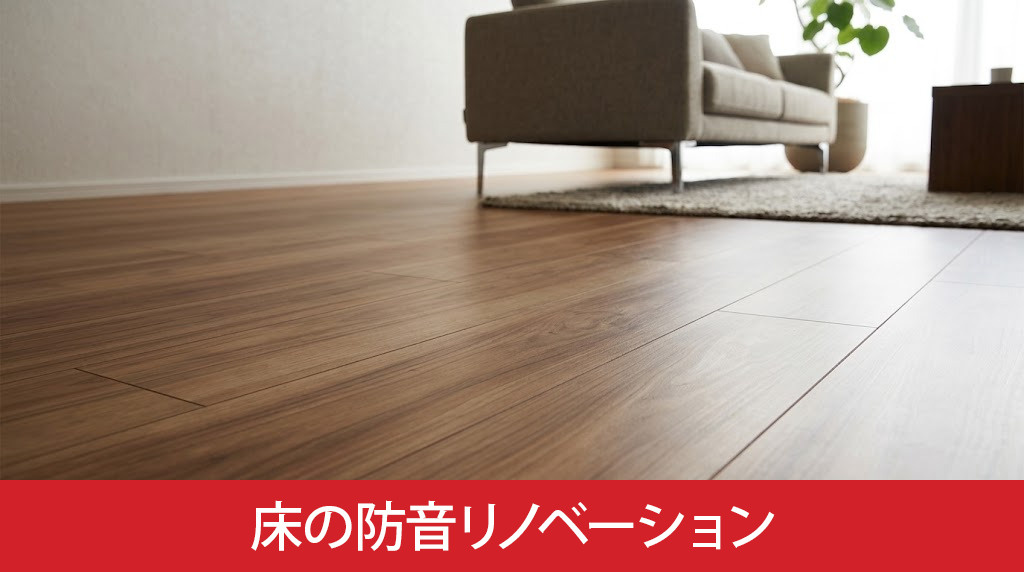 床の防音リノベーションのメリットと費用相場