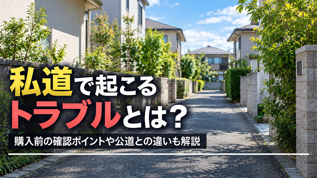 私道で起こるトラブルとは?購入前の確認ポイントや公道との違いも解説