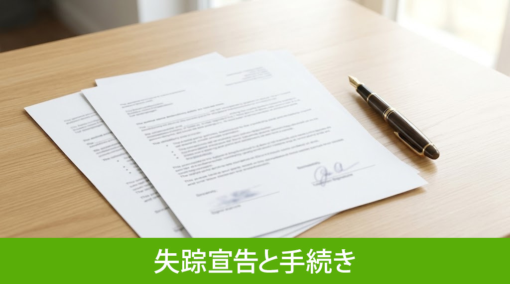 不動産売却に必要な失踪宣告と手続き