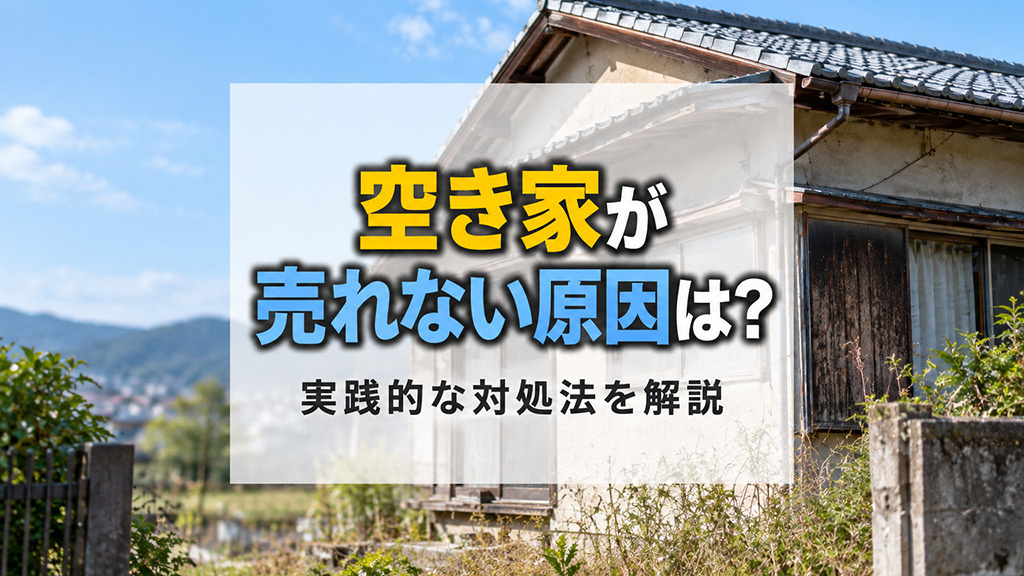 空き家が売れない原因は?実践的な対処法を解説