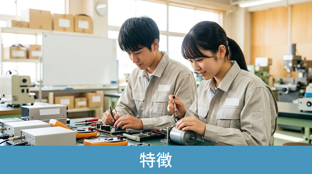 「愛知県立豊川工科高等学校」の特徴