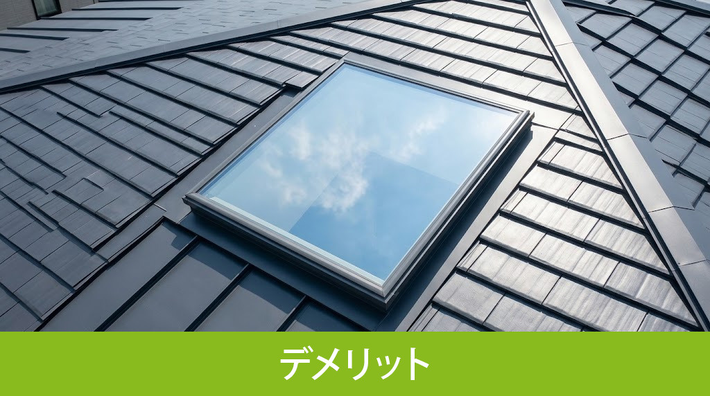 設置前に確認しておきたい天窓で後悔しやすいデメリット