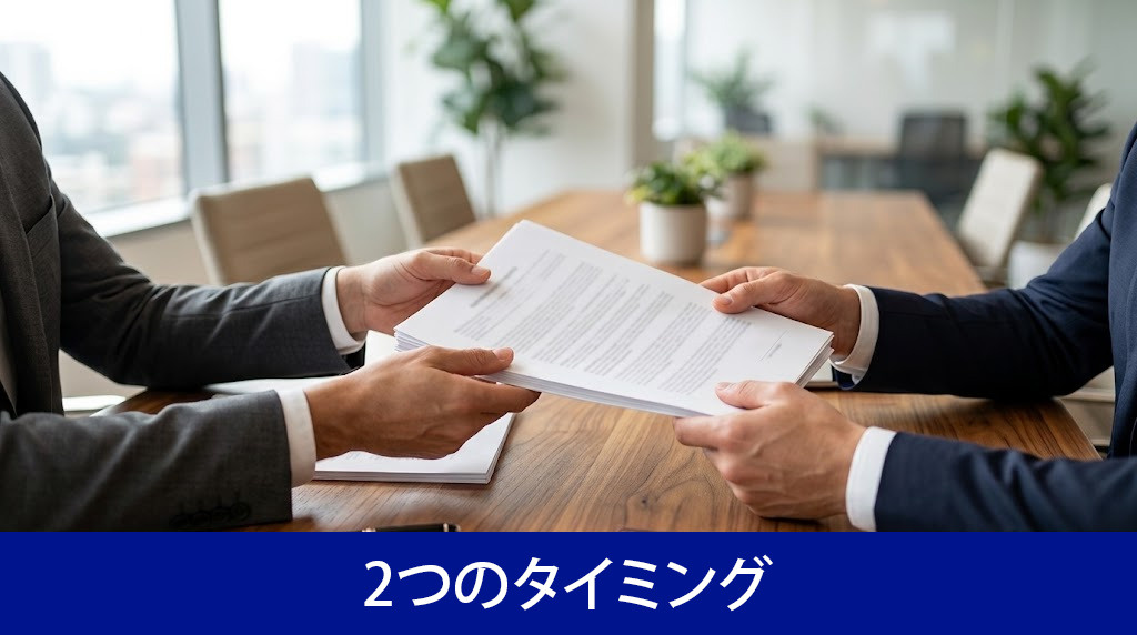 不動産売買で権利書を渡す2つのタイミング