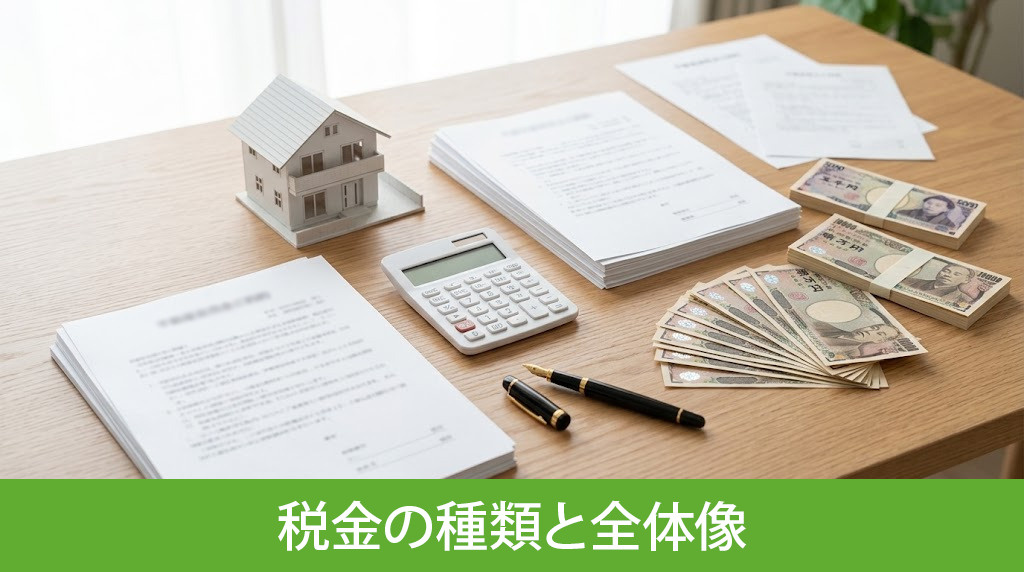 不動産売却にかかる税金の種類と全体像