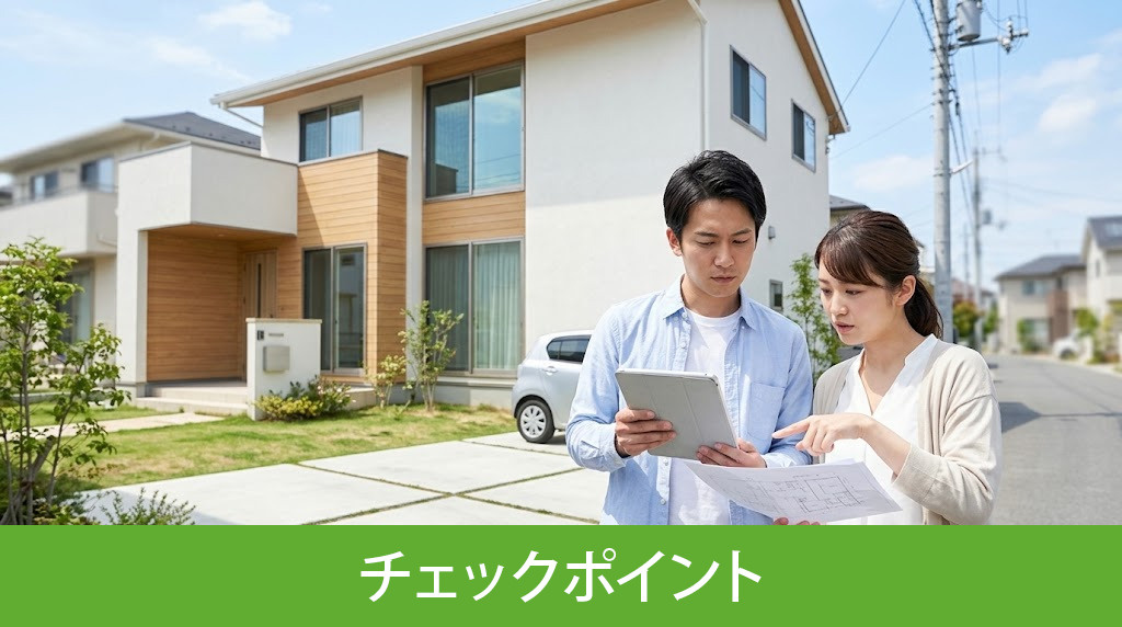 一戸建て選びの重要なチェックポイント