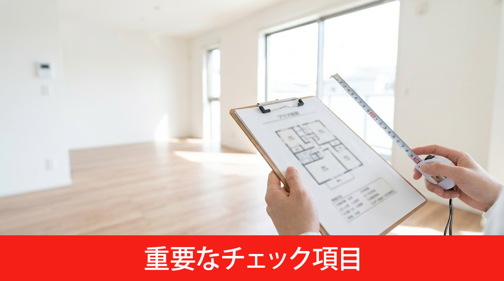 内見で失敗しないための重要なチェック項目