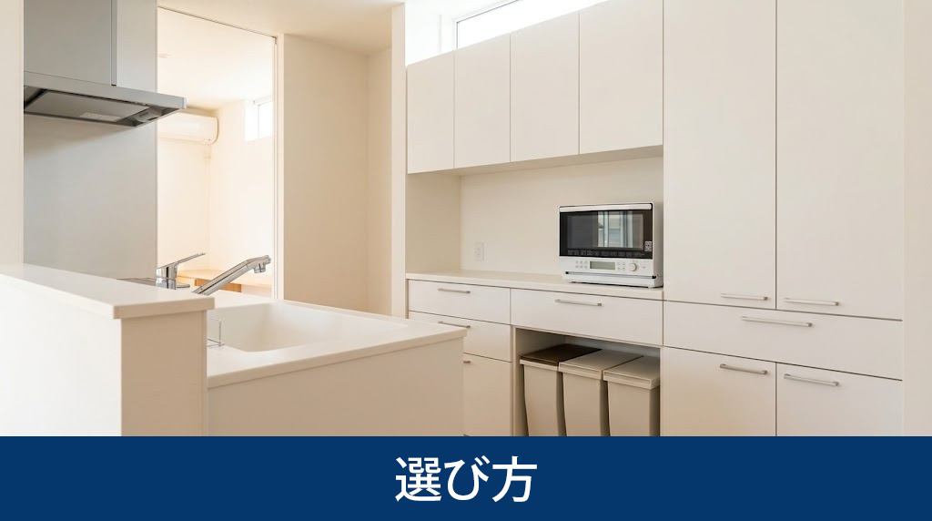 建売住宅にぴったりなカップボードの選び方