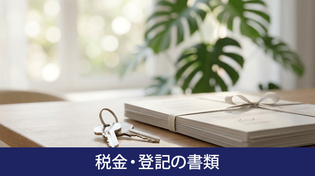 決済と引渡しで求められる税金・登記の書類