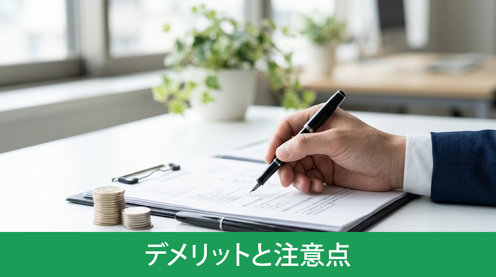利用前に知っておきたいデメリットと注意点
