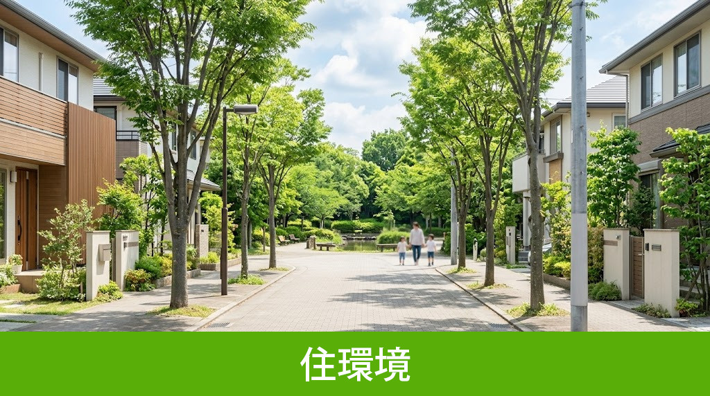 忍ケ丘駅周辺の住環境