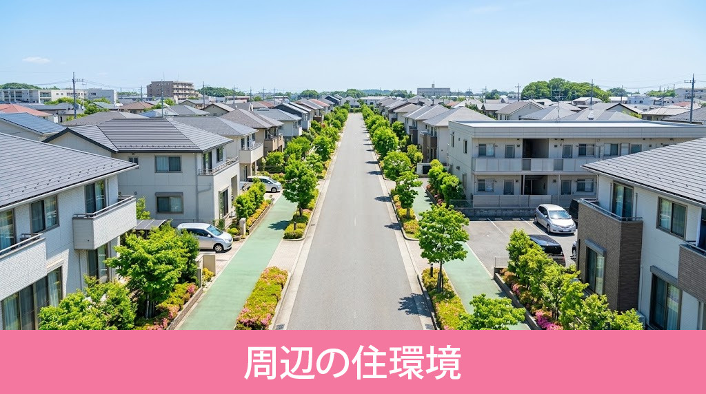 尼崎市立武庫東中学校の周辺の住環境