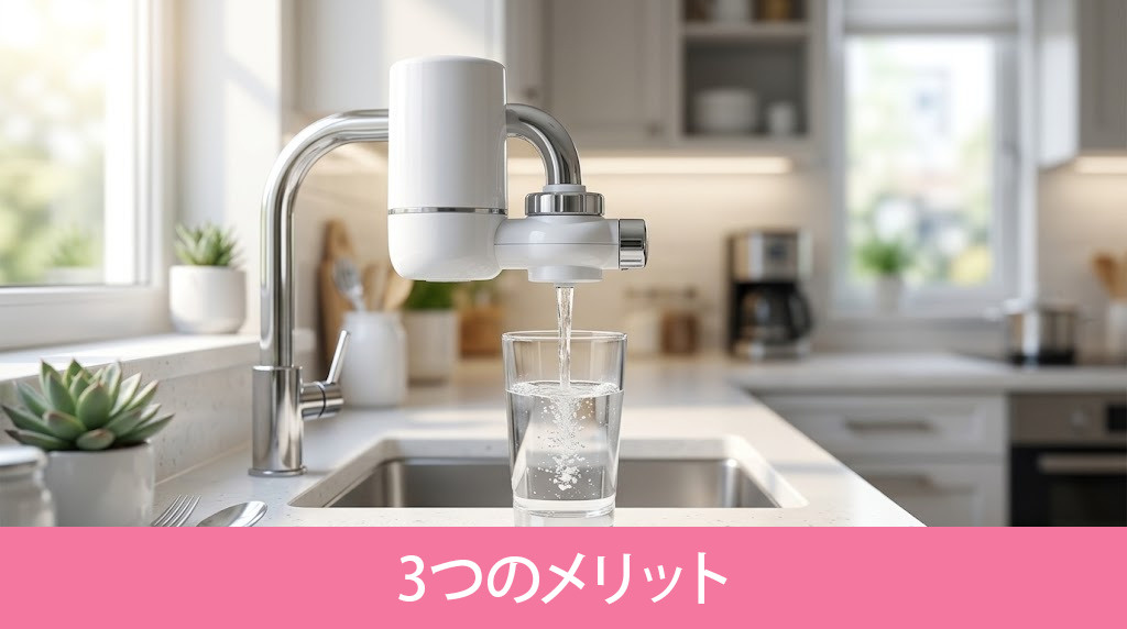 賃貸一人暮らしに浄水器を導入する3つのメリット