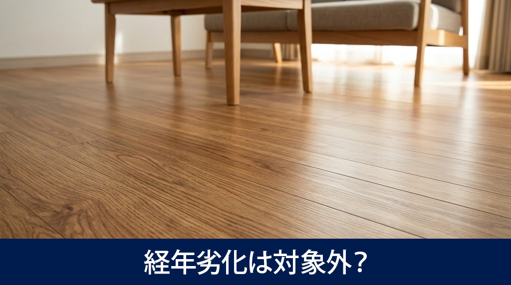 経年劣化は対象外?