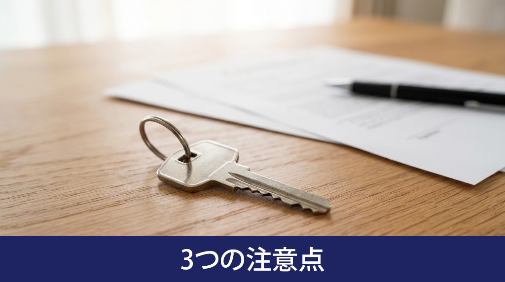 賃貸で合鍵を作る前に知るべき3つの注意点