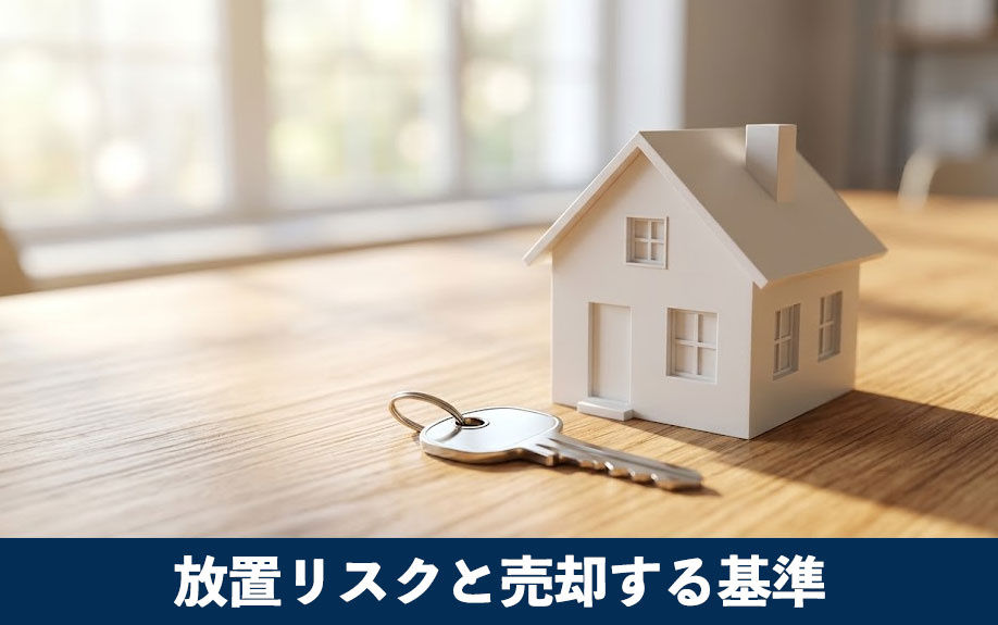 放置リスクと住んでいない家を売却する基準