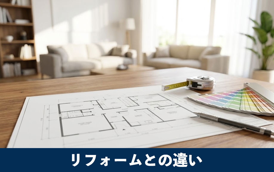 資産価値を左右するリフォームとの違い