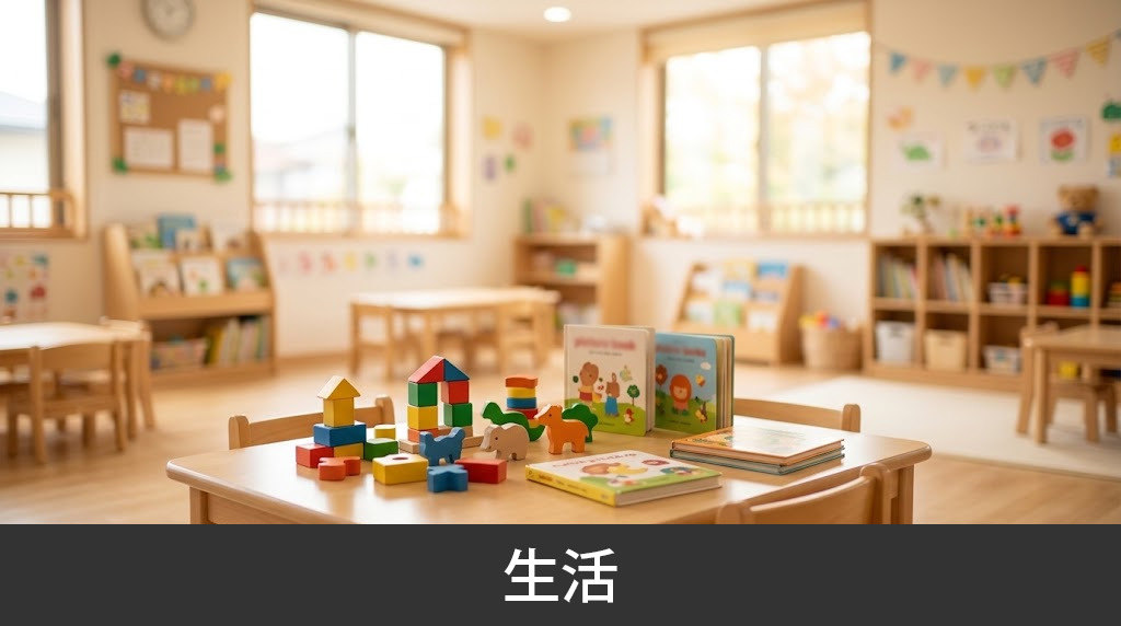 「菊陽町立保育所なかよし園」での生活
