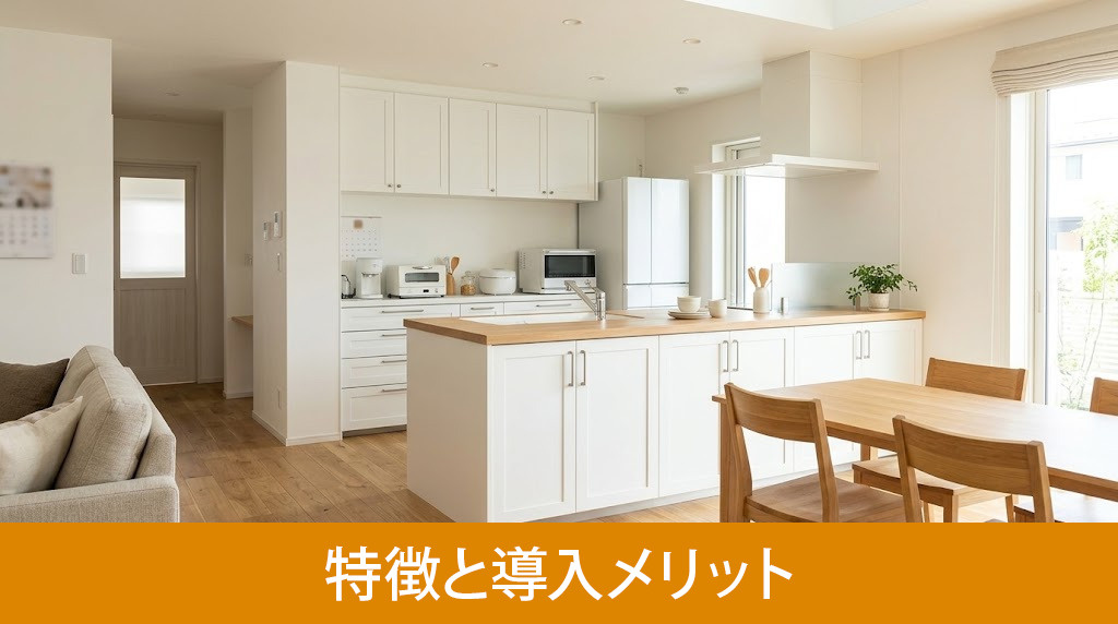 ペニンシュラキッチンの特徴と導入メリット