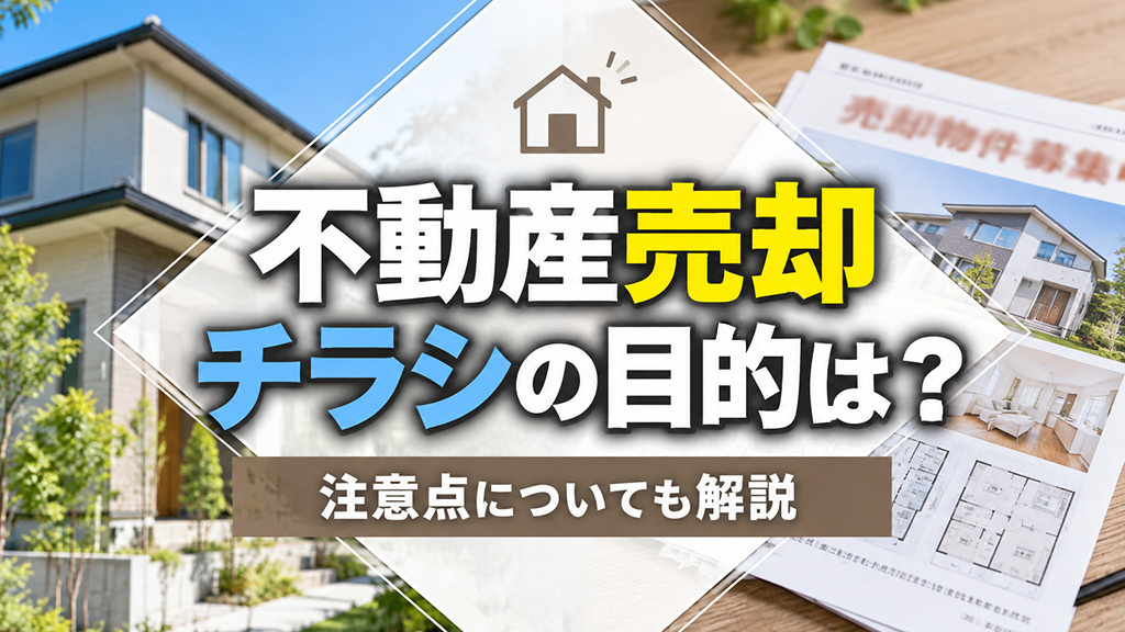 不動産売却チラシの目的は?注意点についても解説
